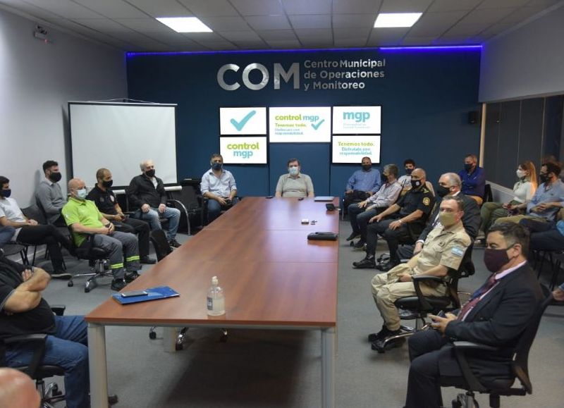 De cara al verano: hubo una nueva reunión de la Mesa de Control encabezada por Guillermo Montenegro