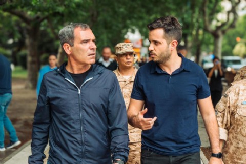 El intendente Neme se reunió con el viceministro de Seguridad nacional