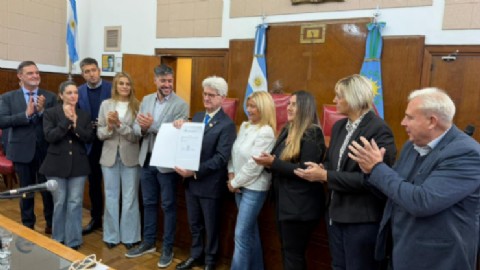 VIDEO | El Concejo Deliberante declaró “Visitante Notable” a Francesco Arezzo en su visita a la ciudad