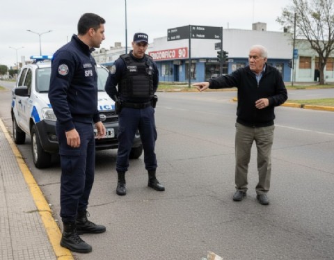 Un agente penitenciario frustró un robo de motochorros que habían sustraído dinero de un frigorífico