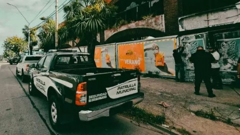 Desalojo y ordenamiento del espacio público en el barrio Santa Mónica