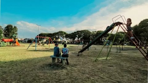El Municipio realizó la puesta en valor integral en la Plaza 9 de Julio