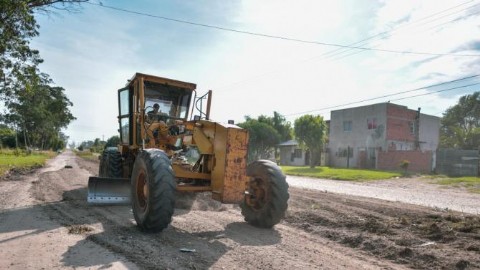 El Municipio realizó trabajos de puesta en valor del cantero central de la calle Einstein