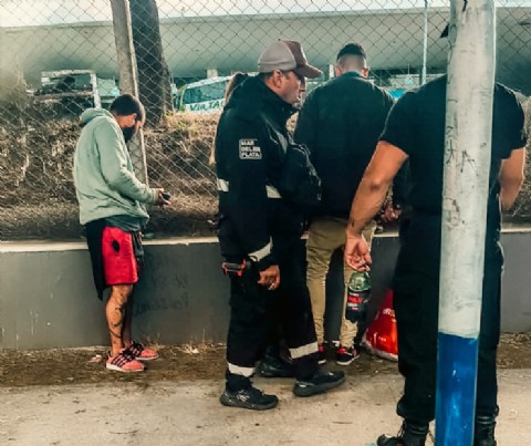 La Patrulla Municipal desplegó operativo preventivo en la zona de la Estación Ferroautomotora