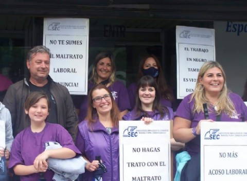Empleados de Comercio cuestionó el ajuste y las políticas laborales en el Día de la Mujer Trabajadora