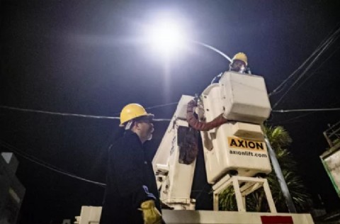 El Municipio instaló más de 1000 luminarias LED en distintos barrios durante el primer cuatrimestre