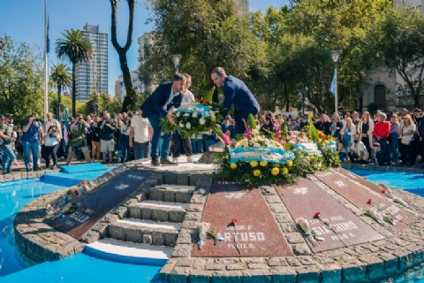 VIDEO | La ciudad recordó a sus caídos en Malvinas y pidió sostener la memoria en las nuevas generaciones