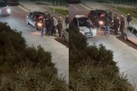 VIDEO | Una pelea callejera terminó con un joven atropellado en Playa Grande