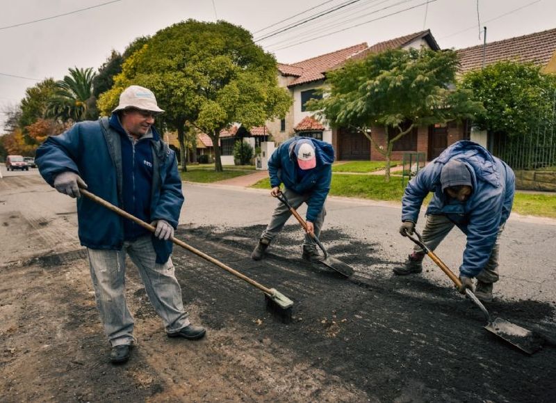 El Municipio culminó la repavimentación en la calle Marcos Sastre