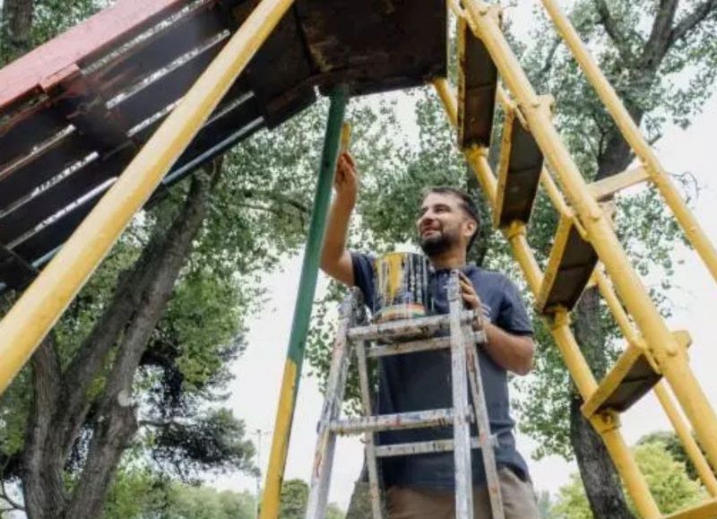 El Municipio realizó trabajos de puesta en valor en el Parque Primavesi