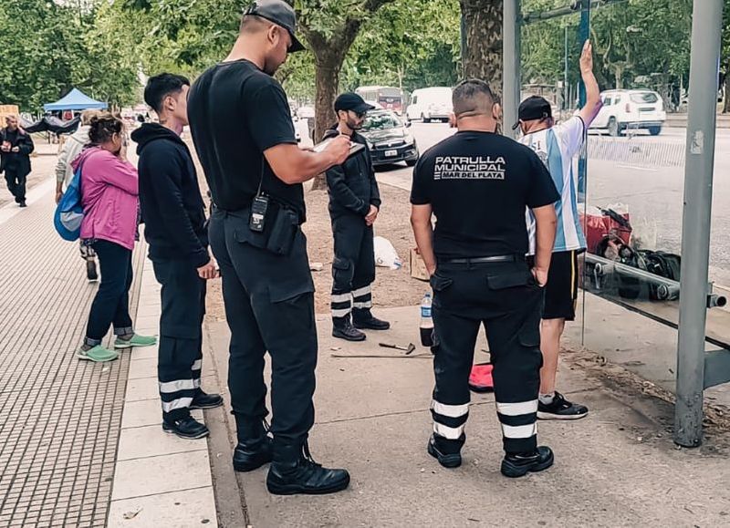 La Patrulla Municipal intervino ante un trapito que realizaba disturbios en la vía pública en Luro y 20 de Septiembre