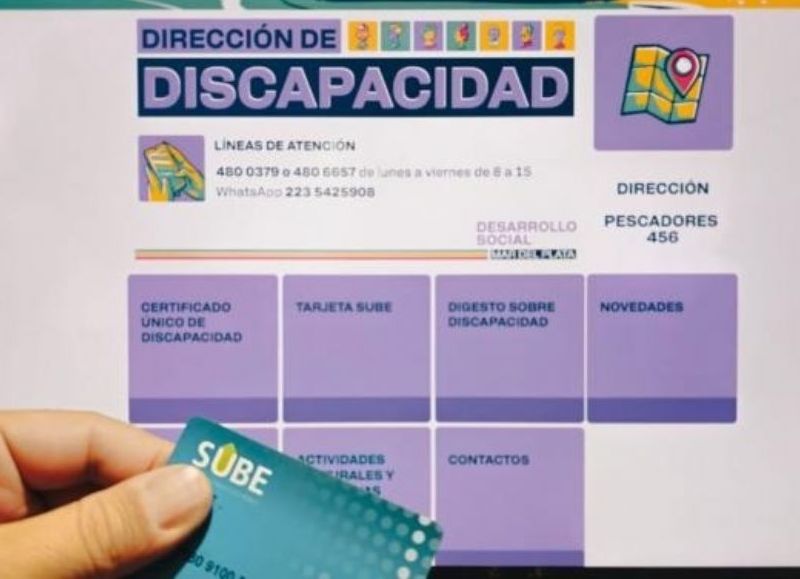 Personas con discapacidad deben revalidar la tarjeta SUBE para el ciclo 2026