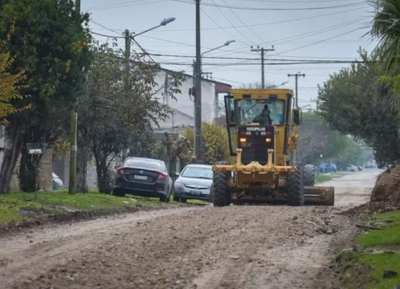 El municipio recuperó más de 600 cuadras de calles de granza en los barrios