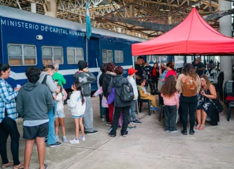 El Tren de Capital Humano encara su última semana de atención gratuita en la Estación Ferroautomotora