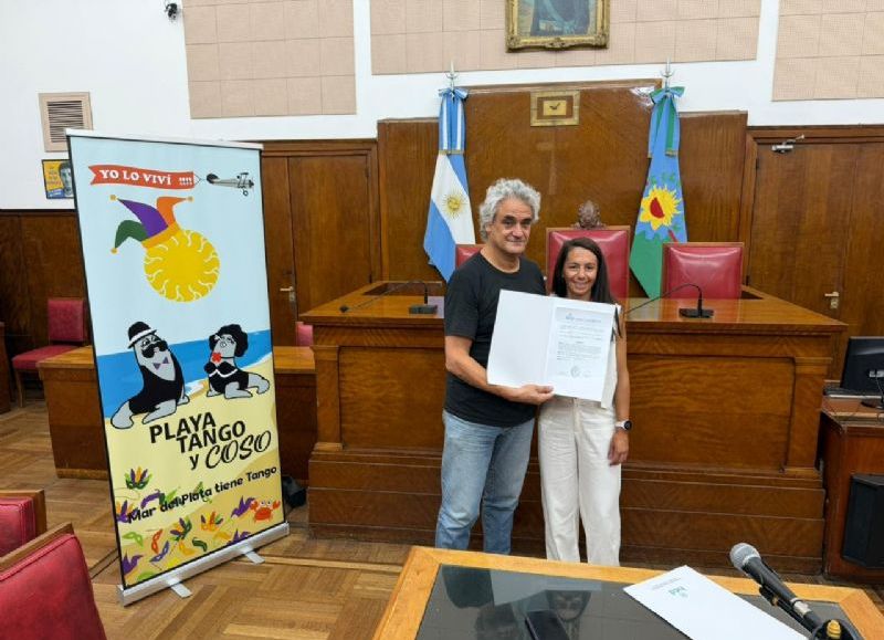 VIDEO | El Concejo Deliberante declaró de interés al Encuentro Milonguero “Playa, Tango y Coso”