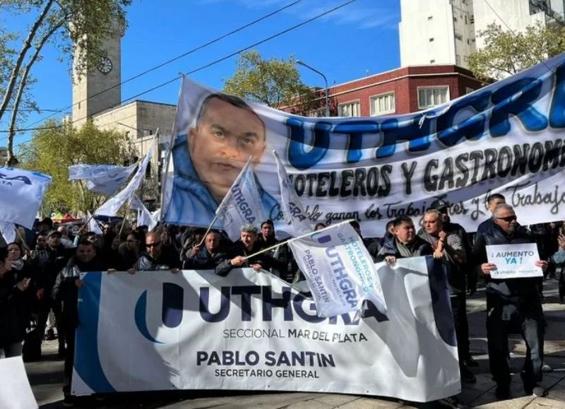 UTHGRA se une al Paro Nacional contra el presidente Javier Milei en la ciudad
