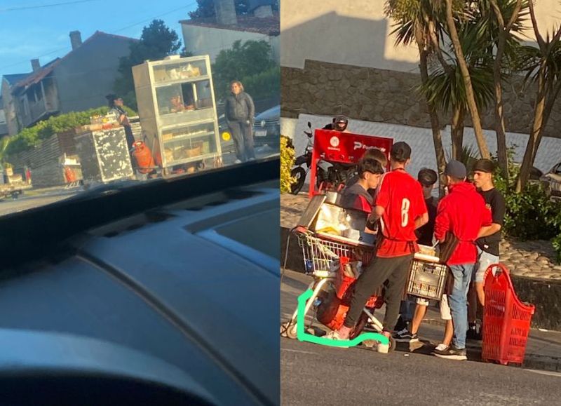 Garrafas atadas con alambre y puestos destartalados: apuntan a Neme por el abandono en Playa Grande