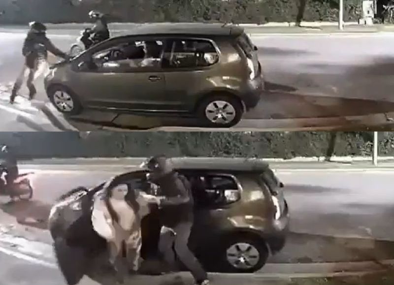 VIDEO | "¡Llevate todo!": la desesperación de una madre durante un violento robo frente a la casa del amigo de su hijo