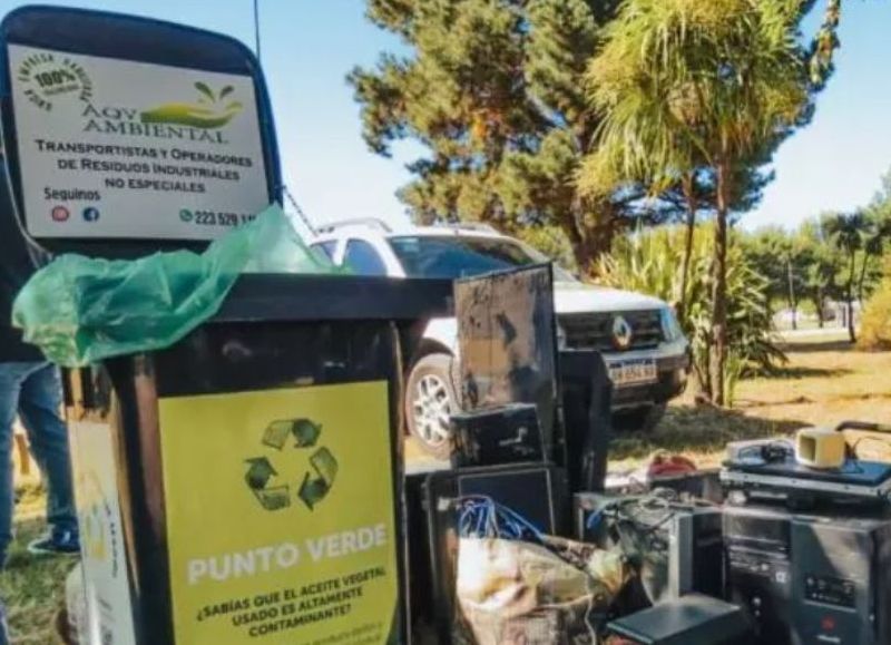 El Punto Verde se instala este viernes en Plaza Colón para recibir residuos electrónicos, aceite usado y reciclables