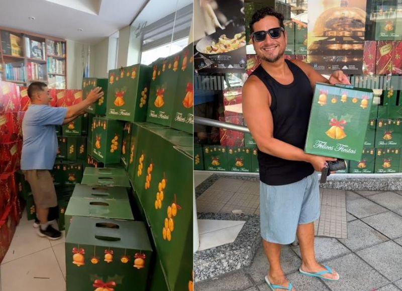 VIDEO | UTHGRA entregó casi 5 mil cajas navideñas a trabajadores hoteleros y gastronómicos