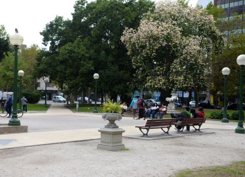 El Municipio refuerza el mantenimiento y la limpieza en Plaza San Martín
