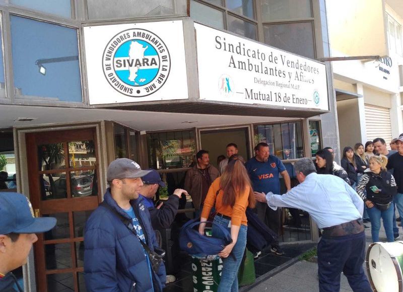 El polémico interventor del sindicato de vendedores ambulantes