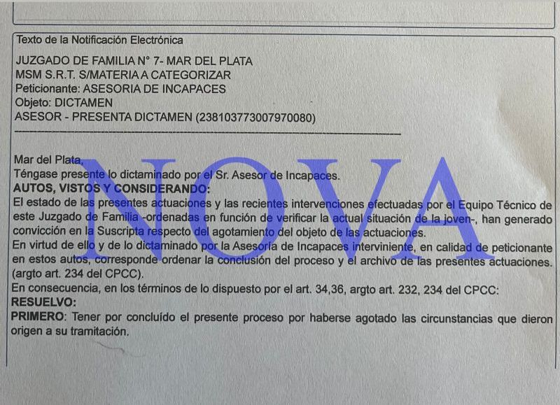 Madre de alumna del Colegio Illia recupera tranquilidad tras el archivo de la causa de guarda