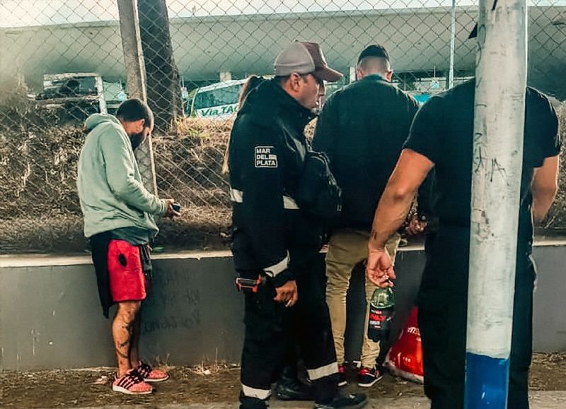 La Patrulla Municipal desplegó operativo preventivo en la zona de la Estación Ferroautomotora