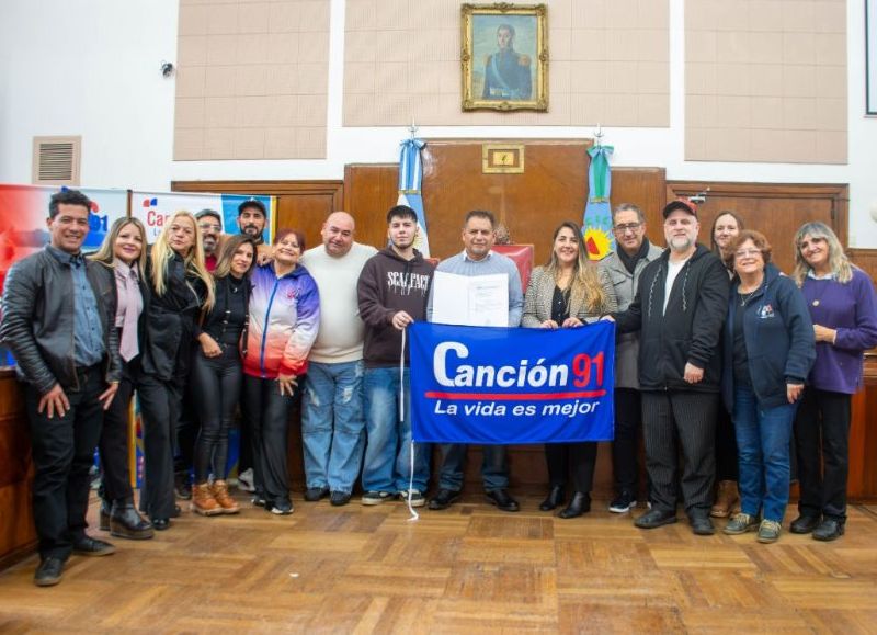 VIDEO | Distinguieron a Canción 91 por sus 15 años de trabajo comunitario