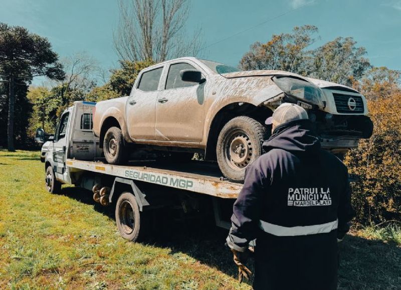 VIDEO | El Municipio interceptó una camioneta que participaba en robos a viviendas