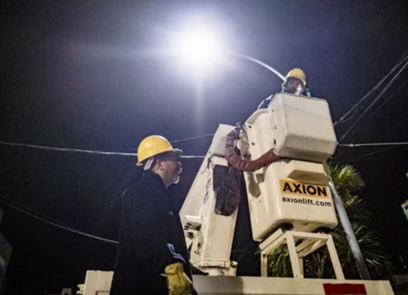 El Municipio instaló más de 1000 luminarias LED en distintos barrios durante el primer cuatrimestre
