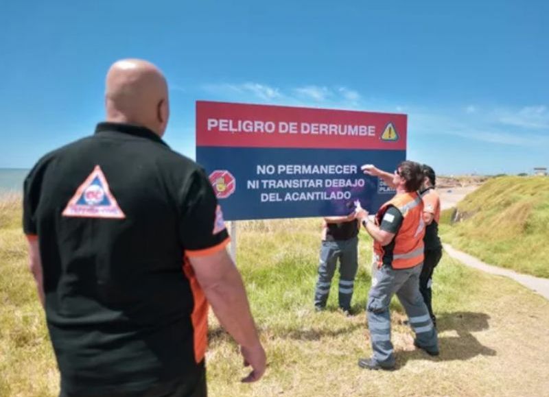 VIDEO | Refuerzan la prevención en zonas de acantilados con nueva señalización