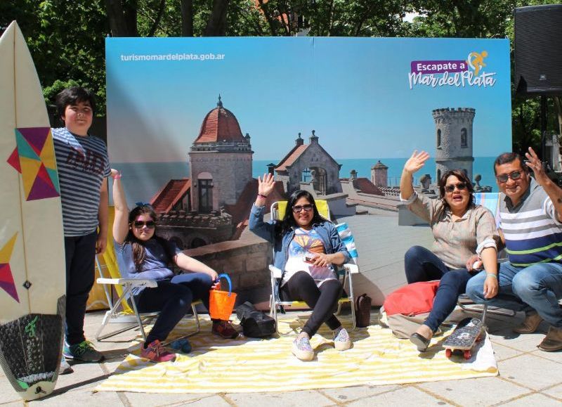 "Escapate a Mar del Plata" pasó por la capital bonaerense