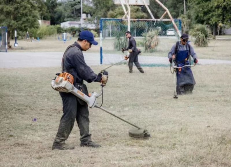 El Municipio realizó mejoras integrales en la Plaza Héroes de Malvinas del barrio 2 de Abril