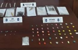 Secuestran más de 70 pastillas de éxtasis, LSD y ketamina, y detienen a una dealer en la previa a una fiesta electrónica